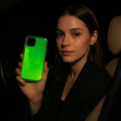 Neon Sand liquid Case for Iphone | LustraGlow