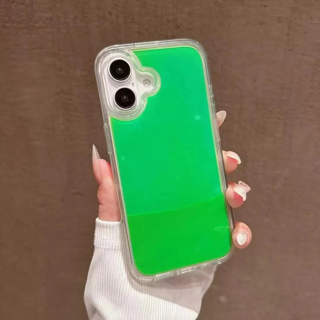 Neon Sand liquid Case for Iphone | LustraGlow
